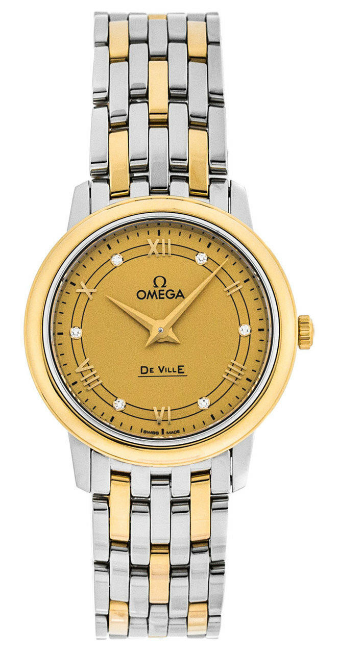 OMEGA Watches DE VILLE PRESTIGE QUARTZ 27.4 DIAMOND WATCH 424.20.27.60.58.003 - Click Image to Close